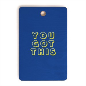 socoart You Got This Blue Cutting Board Rectangle - Deny Designs - 1 of 3