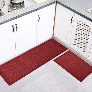 Evideco French Home Goods Woven Effect Kitchen Mats - Non-Slip, Washable, Available in Two Sizes - 1 of 4