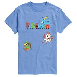 Men's - Pokémon - Sas Starters Short Sleeve Graphic T-Shirt - 1 of 3
