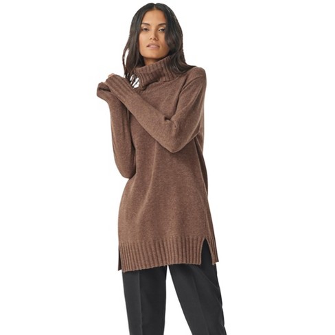 Turtleneck Tunic Sweater