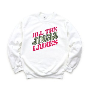 Simply Sage Market Women's Graphic Sweatshirt All The Jingle Ladies - 1 of 3