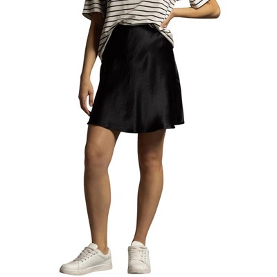 Women's Satin A-Line Mini Skirt - Weekend Los Angeles