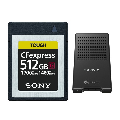Sony 512gb Tough Ceb-g Series Cfexpress Type B Memory Card With