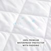 Quilted Waterproof Mattress Protector With 18" Deep Pocket All Around Elastic Mattress Cover - Cotton Passion - 4 of 4