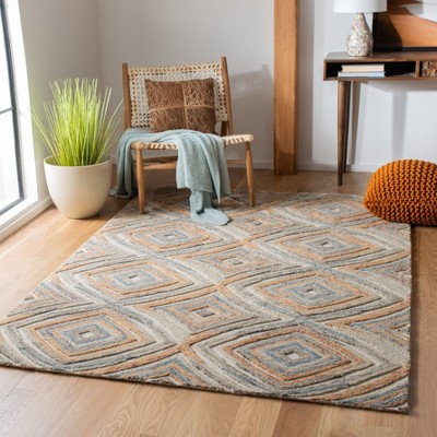 Kilim KLM402 Hand Tufted Area Rug - Sage/Gold - 8'x10' - Safavieh.