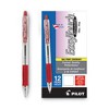 Pilot EasyTouch Ballpoint Pen, Retractable, Fine 0.7 mm, Red Ink, Clear Barrel, Dozen - image 4 of 4