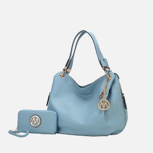 MKF Collection Fabienne Women’s Hobo Shoulder Bag with Matching Wallet by Mia K - 1 of 4