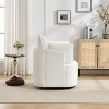 GDFStudio Roxane Modern Upholstered Swivel Chair with Pillows - 3 of 4