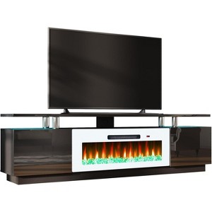 2 Tier Fireplace TV Stand - 1 of 4
