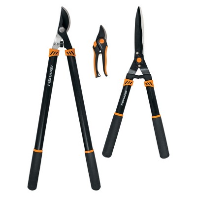 Fiskars 3pc Tree &#38; Shrub Care Set