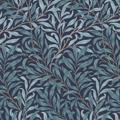 William Morris at Home Willow Bough Deep Blues Wallpaper
