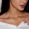 Pearl Choker Necklace, 4MM/6MM/8MM Dainty Round Imitation Pearl, Wedding Bridesmaid Jewelry Gift for Women - 3 of 4