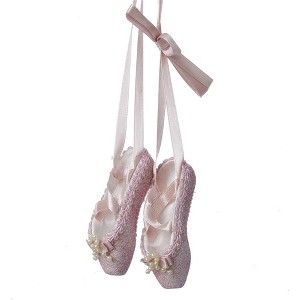 Kurt Adler Resin Ornament for Christmas Tree, Ballet Shoes, Pink - 1 of 1