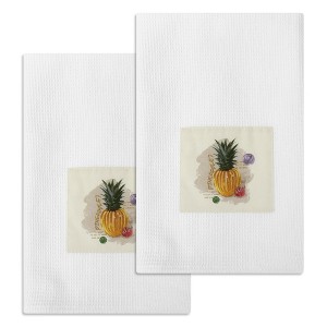 Unique Bargains Cotton Soft Absorbent Kitchen Towels 26 x 18 Inch - 1 of 4