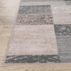 Modern Geometric Blocks Washable Indoor Area Rug by Blue Nile Mills - 3 of 4