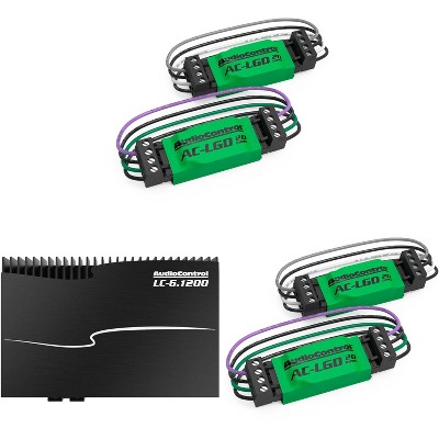 AudioControl LC-6.1200 High-Power Mutli-Channel Amplifier with Accubass with 2 Pairs AudioControl AC-LGD 20 Load generating device