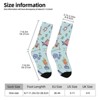 Science Pattern Women Printed Crew Socks Funny Funky Socks Soft Polyester Novelty Gifts for Artists Men - 2 of 4