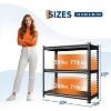 GustoWave 3-Tier Adjustable Steel Utility Storage Rack Shelves for Warehouse, Pantry, Kitchen, Workshop - 2 of 4