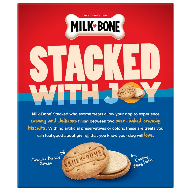Milk-Bone Stacked Molasses and Peanut Butter Dog Treats - 10oz, 3 of 11