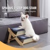 VEVOR Wooden Pet Steps, Convertible 2-in-1 Dog Stairs and Ramp for Beds, Sofas, and Vehicles, Supports Small to Large Animals up to 110 lbs - 3 of 4