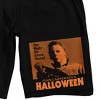 John Carpenter's Halloween The Night He Came Home Men's Black Sleep Pajama Shorts - image 2 of 3