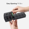 ONE PIX Pill Organizer, 2 Packs, Easy-Open Weekly Pill Organizer, XL Daily Pill Case, 7 Day Medicine Pill Organziers for Vitamin Supplements - 3 of 4