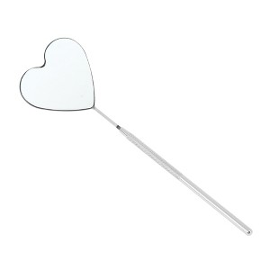 Unique Bargains Heart Pattern Lash Mirror 1 Pc - 1 of 4