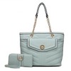 MKF Collection Chiari Vegan Leather Women's Tote Bag with Wallet by Mia K - 2 of 4