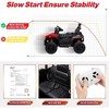 Garvee 12V Kids Ride-On Truck Car with Remote Control LED Lights Music and Spring Suspension - 3 of 4