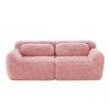 YOOCOZZ  2-Seater Boneless Modular Sectional Sofa, Soft Plush Fabric 32D Sponge, Throw Pillows - 4 of 4
