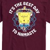 Men's - SpongeBob SquarePants - The Best Day To Namaste Short Sleeve Graphic T-Shirt - 2 of 4