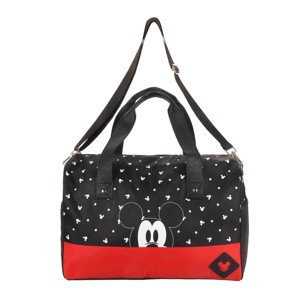 Disney Mickey Mouse Peek-A-Boo Black 20" Duffel Bag - 1 of 4