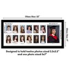 Americanflat 9x22 School Picture Frame Pre-K to 12 - Fits Twelve 2.5x3.5 Photos and One 5x7 Photo -- K-12 Picture Frame for Wall Display - Black - 2 of 4