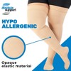 Absolute Support Men’s & Women’s Wide Calf 20–30mmHg Firm Graduated Compression Socks, Thigh High – Medical Support, Circulation, A203PS - 4 of 4