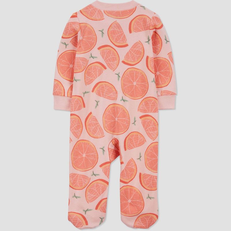 Carter&#39;s Just One You&#174;️ Baby Girls&#39; Grapefruit Sleep N&#39; Play - Pink, 3 of 6