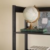 INFURNIC Decorative Bookshelf Transitional Narrow Bookcase with Drawer Stylish Storage for Small Spaces, Black, 22"*16.75"*70" - 3 of 4