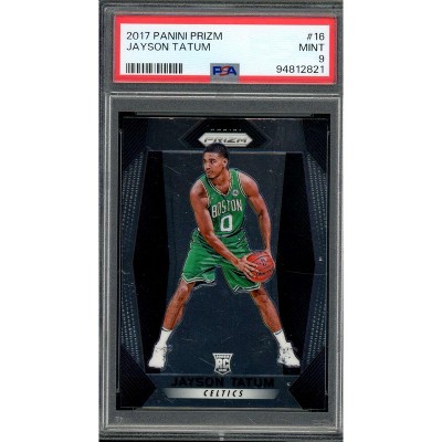 Jayson Tatum Rookie Card 2017-18 Panini Prizm #16 PSA 9