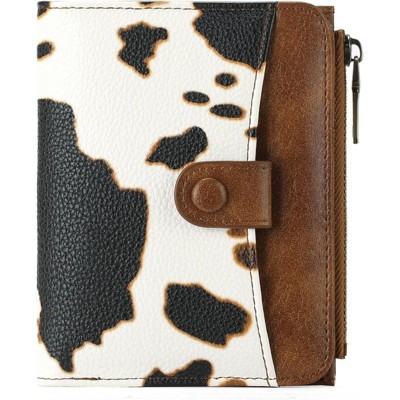 BEAFUP Women’s Small RFID Blocking Vegan Leather Wallet - Compact Lightweight Design for Travel & Daily Use, with Zipper Coin Pocket