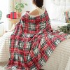 Lomsoe Christmas Flannel Blanket, Soft Blanket, Cozy Lightweight Throw Blanket for Couch Bed Sofa. - 3 of 4