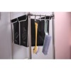 Laundry Hamper 3 Tier Laundry Sorter with 4 Removable Bags for Organizing Clothes, Laundry, Lights, Darks ,Three hooks - 3 of 4