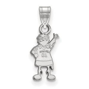 Black Bow Jewelry 14k White Gold South Carolina Gamecocks NCAA Small Pendant - 1 of 3