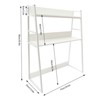 YIYIBYUS Desktop Bookshelf 2-Tier Desktop Hutch for Computer Desk - 3 of 4