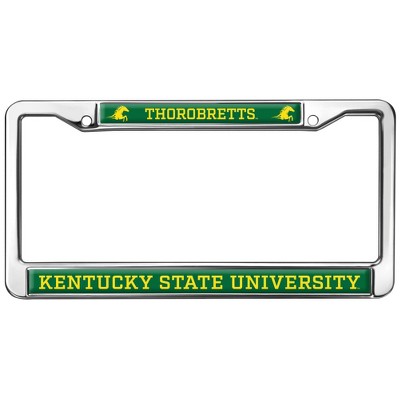 Kentucky State University Mascot Full Size Standard License Plate Metal Frame
