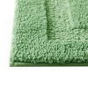 LunaLulinlk 15-Piece Green Leaves Print Polyester Shower Curtain Set - 2 of 4