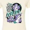 Women's - Disney Princess - Ariel Pop Fitted Graphic T-Shirt - 2 of 3