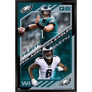 Trends International NFL Philadelphia Eagles - Dynamic Duo 21 Framed Wall Poster Prints - 1 of 4