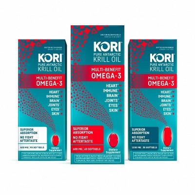 Kori Krill Oil Superior with Omega-3 Superfood Collection