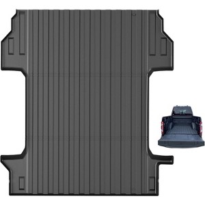 Acekool TPE Truck Bed Mat for Chevy Silverado 1500 5.8ft Bed 2019-2025, Custom Fit All-Weather Liner, Black - 1 of 4