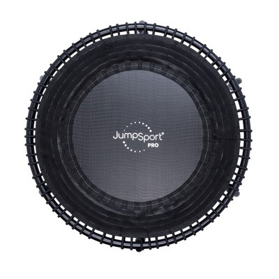 Black Round Heavy Duty Fitness Trampoline with Enclosure