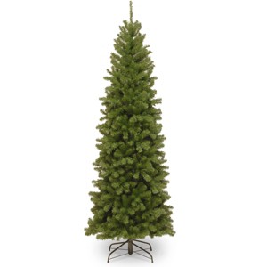6.5' Pencil Slim North Valley Spruce Artificial Christmas Tree - National Tree Company - 1 of 4